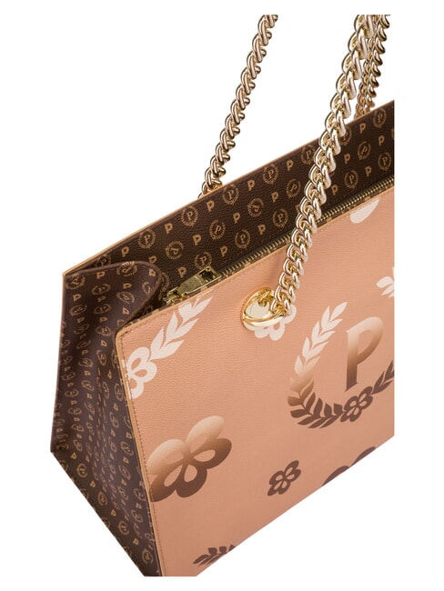HERITAGE  Shopping bag with all over print brown / cream - Women&rsquo;s Bags