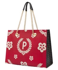 POLLINI HERITAGE  Shopping bag with all over print black lacquer - Women&rsquo;s Bags - 2