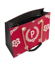 POLLINI HERITAGE  Shopping bag with all over print black lacquer - Women&rsquo;s Bags - 3