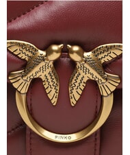 PINKO CLASSIC LOVE PUFF Nappa leather bag intense currant-antique gold - Women&rsquo;s Bags - 3