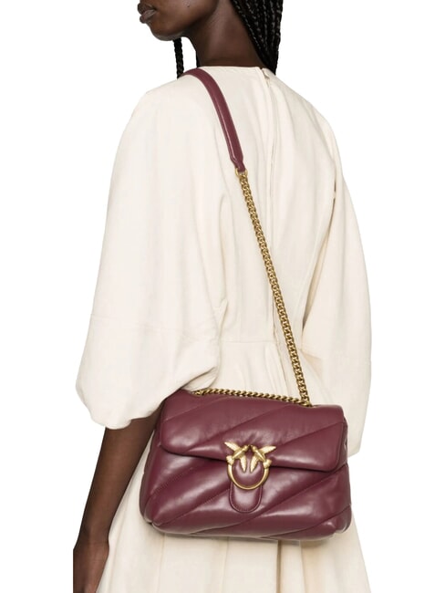 CLASSIC LOVE PUFF Nappa leather bag intense currant-antique gold - Women&rsquo;s Bags