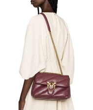 PINKO CLASSIC LOVE PUFF Nappa leather bag intense currant-antique gold - Women&rsquo;s Bags - 5