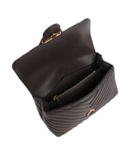 PINKO LOVE LADY PUFF Mini hand bag, with shoulder strap marasca brown-antique gold - Women&rsquo;s Bags - 4