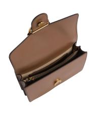 PINKO LOVE ONE CLASSIC Mini leather shoulder bag cognac brown-antique gold - Women&rsquo;s Bags - 4