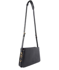PINKO TRIPLET MINI Shoulder bag, in leather black-antique gold - Women&rsquo;s Bags - 2