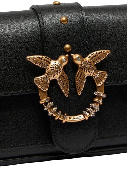LOVE POCKET Mini shoulder bag black-antique gold - Women&rsquo;s Bags
