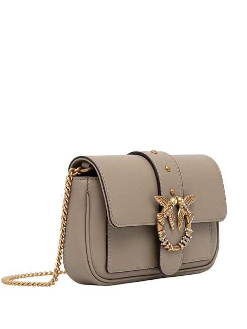 LOVE POCKET Mini shoulder bag silk white-antique gold - Women&rsquo;s Bags