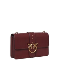PINKO LOVE ONE CLASSIC Leather shoulder bag with flap - Women&rsquo;s Bags