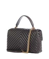 PINKO CLASSIC LADY LOVE BAG chevron bag marasca brown-antique gold - Women&rsquo;s Bags - 3