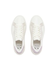 ARMANI EXCHANGE JANE High-sole sneakers off white+ballet - Women&rsquo;s shoes - 4