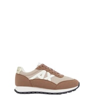 ARMANI EXCHANGE DROP MICROSUEDE Sneakers with side logo - Women&rsquo;s shoes