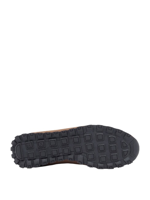 DROP MICROSUEDE Sneakers with side logo puppets + script - Women&rsquo;s shoes