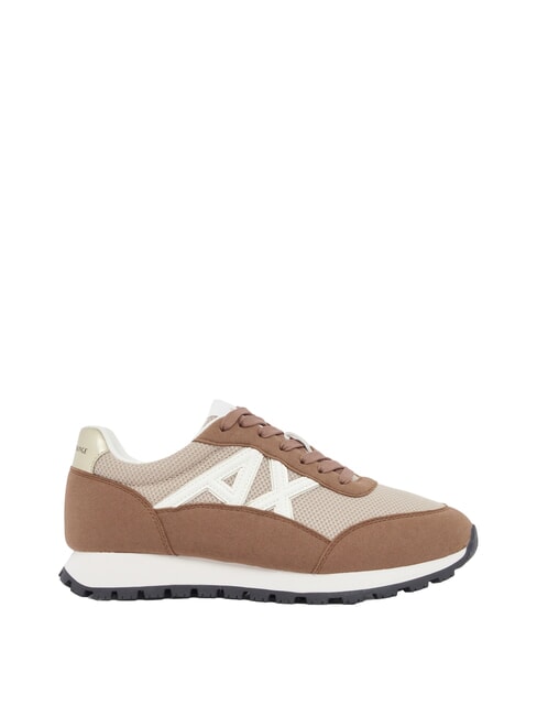 DROP MICROSUEDE Sneakers with side logo puppets + script - Women&rsquo;s shoes