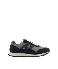 ARMANI EXCHANGE DROP MICROSUEDE Sneakers with contrasting logo falcon+licorice - Men&rsquo;s shoes - 2