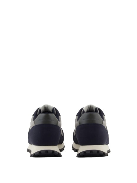 DROP MICROSUEDE Sneakers with contrasting logo falcon+licorice - Men&rsquo;s shoes