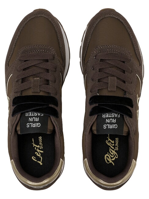 ALLY SILVER GOLD Sneakers Brown - Women&rsquo;s shoes