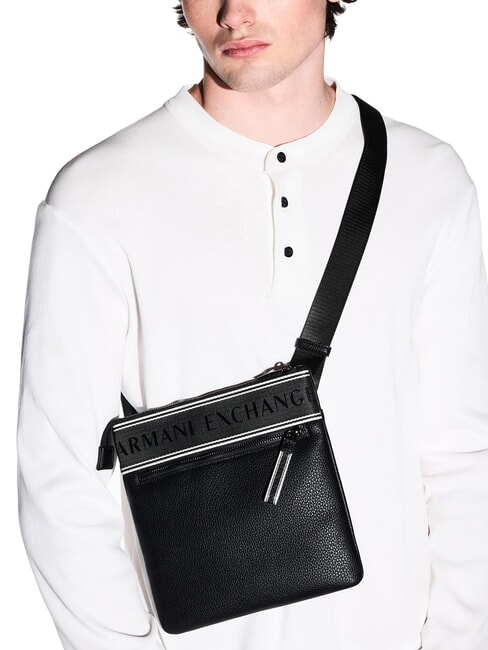 IAN Shoulder bag black - Over-the-shoulder Bags for Men