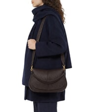 GIANNI CHIARINI HELENA ROUND Leather shoulder bag, with shoulder strap - Women&rsquo;s Bags
