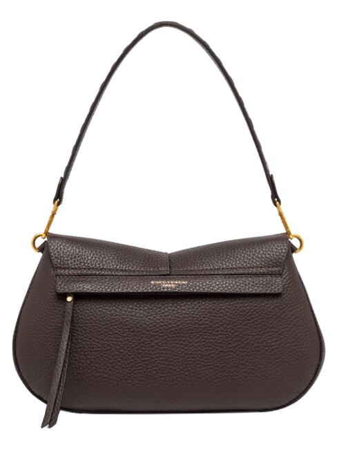HELENA ROUND Leather shoulder bag, with shoulder strap expressed - Women&rsquo;s Bags