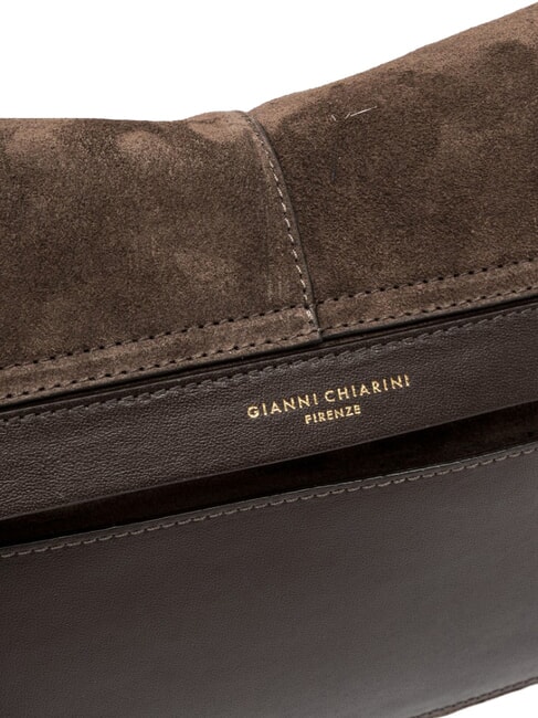 HELENA ROUND Leather shoulder bag mocha - Women&rsquo;s Bags