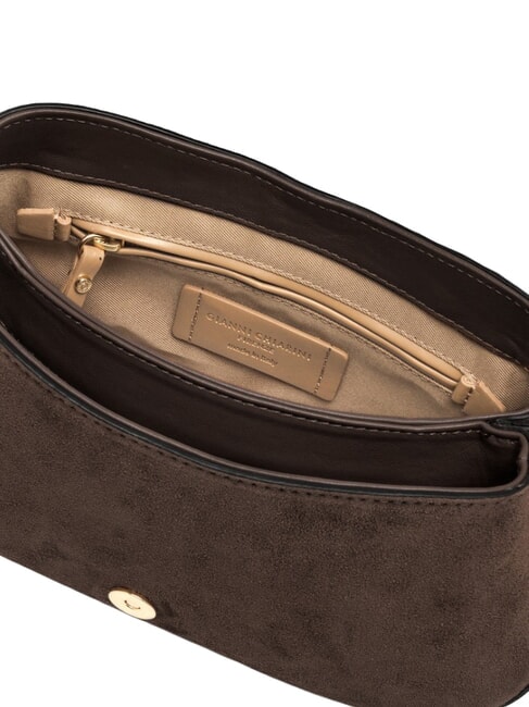 HELENA ROUND Leather shoulder bag mocha - Women&rsquo;s Bags