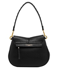 GIANNI CHIARINI HELENA ROUND Leather shoulder bag, with shoulder strap Black - Women&rsquo;s Bags - 3