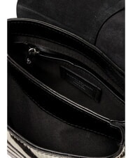 GIANNI CHIARINI HELENA ROUND Leather shoulder bag, with shoulder strap black and white zebra - Women&rsquo;s Bags - 5