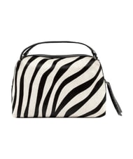 GIANNI CHIARINI ALIFA Leather handbag, with shoulder strap black and white zebra - Women&rsquo;s Bags - 3