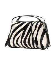 GIANNI CHIARINI ALIFA Leather handbag, with shoulder strap black and white zebra - Women&rsquo;s Bags - 4