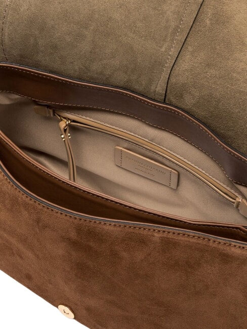 HELENA ROUND Leather shoulder bag cognac - Women&rsquo;s Bags