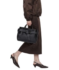 GIANNI CHIARINI MIRANDA Leather handbag, with shoulder strap Black - Women&rsquo;s Bags - 2