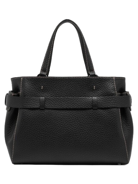 MIRANDA Leather handbag, with shoulder strap Black - Women&rsquo;s Bags