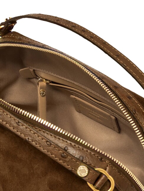 ALIFA Handbag with shoulder strap, in leather cognac - Women&rsquo;s Bags