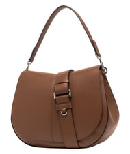 GIANNI CHIARINI HELENA ROUND Shoulder bag with shoulder strap, in leather walnuts - Women&rsquo;s Bags - 4