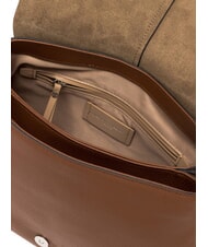 GIANNI CHIARINI HELENA ROUND Shoulder bag with shoulder strap, in leather walnuts - Women&rsquo;s Bags - 5