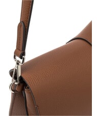 GIANNI CHIARINI HELENA ROUND Shoulder bag with shoulder strap, in leather walnuts - Women&rsquo;s Bags - 6