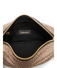 BORBONESE B-CLUB Mini shoulder bag OP / NATURAL / BLACK - Women&rsquo;s Bags - 5