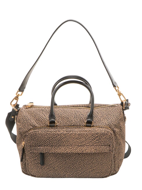 B-CLUB Handbag, with shoulder strap OP / NATURAL / BLACK - Women&rsquo;s Bags