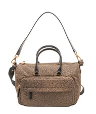 BORBONESE B-CLUB Handbag, with shoulder strap OP / NATURAL / BLACK - Women&rsquo;s Bags - 2