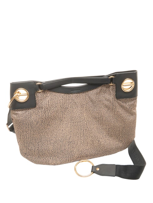 LONDON Handbag, with shoulder strap OP / NATURAL / BLACK - Women&rsquo;s Bags