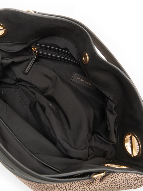 LONDON Handbag, with shoulder strap OP / NATURAL / BLACK - Women&rsquo;s Bags