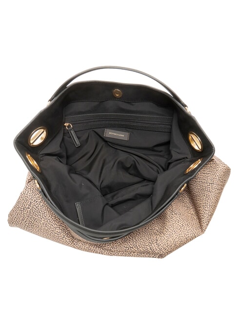 LONDON Handbag, with shoulder strap OP / NATURAL / BLACK - Women&rsquo;s Bags