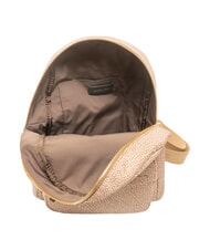 BORBONESE B-CLUB Backpack with front pocket Beiger sea - Women&rsquo;s Bags - 5