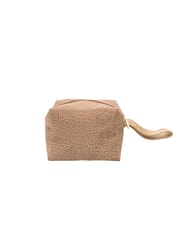 BORBONESE B-CLUB Beauty case with wristband beige - Beauty Case - 3