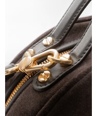 BORBONESE SEXY Handbag, with shoulder strap coffee"/ebony - Women&rsquo;s Bags - 3