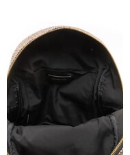 BORBONESE B-CLUB Backpack with front pocket OP / NATURAL / BLACK - Women&rsquo;s Bags - 4