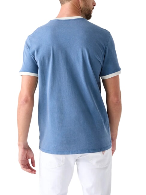 BASIC Short-sleeved T-shirt, pure cotton Nordic Sea Multi - T-shirt