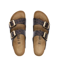 BIRKENSTOCK ARIZONA EMBOSS Leather sandals animalblack - Women&rsquo;s shoes - 4
