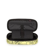 EASTPAK OVAL SINGLE Pencil case all over yellow - Cases and Accessories - 2