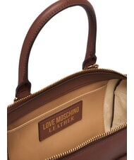 LOVE MOSCHINO CHARMY Handbag with shoulder strap camel2 - Women&rsquo;s Bags - 5